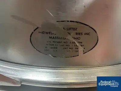 USED Midwestern Industries 24" Midwestern Porta Sifter, Model M55, S/S