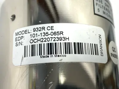 USED BRANSON ULTRASONIC CONVERTER 101-135-065R