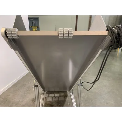 Used 22" Wide Stainless Steel Incline Conveyor - No Belt [PART]