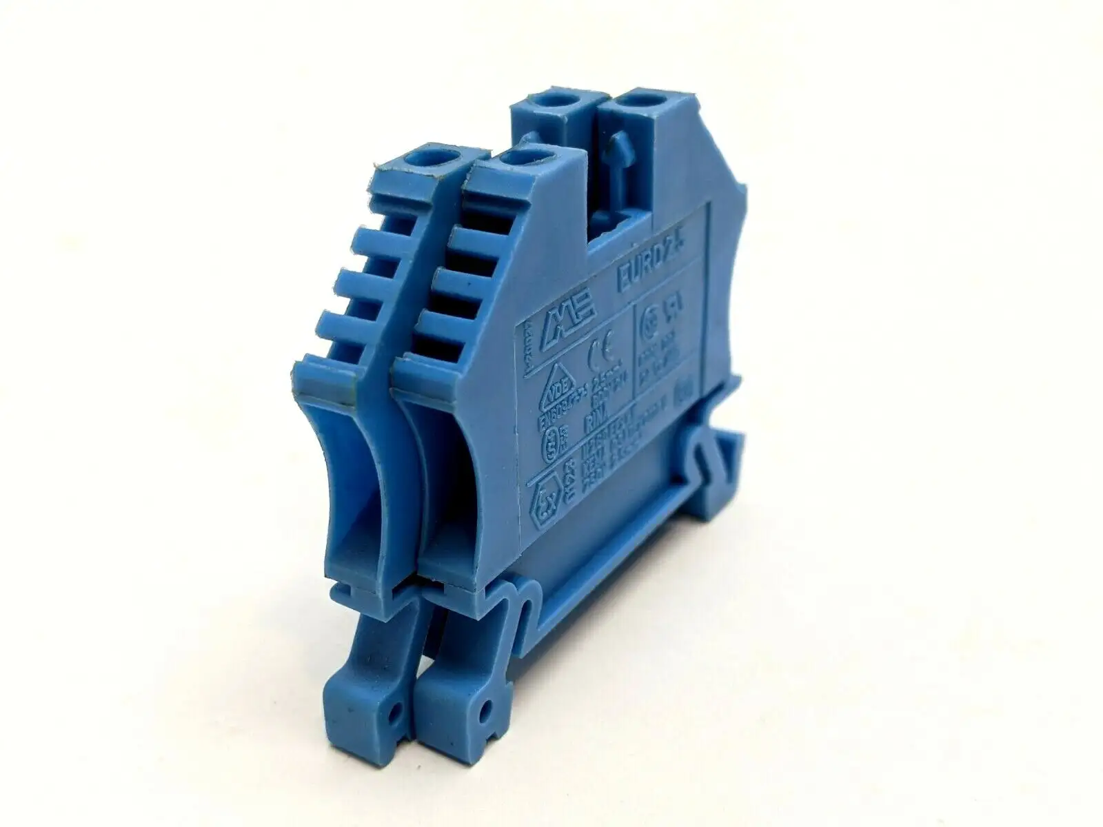 Morsettitalia 43408 BL Euro 2.5 Blue Terminal Block LOT OF 2 - Used