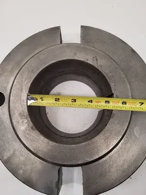12" FACE PLATE W/ L-2 MOUNT (OVERALL DIAMETER: 12", CENTER HOLE OD: 7.75", CENTER HOLE ID: 5.25")