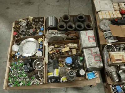 3 PALLETS OF ASSORTED VALVE PARTS