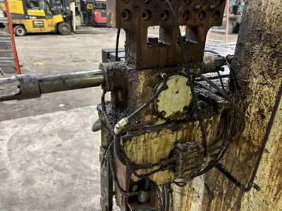 220 TON AIDA MODEL #NC1-200(2) GAP FRAME PRESS, WITH 9.84" STROKE: STOCK #22201