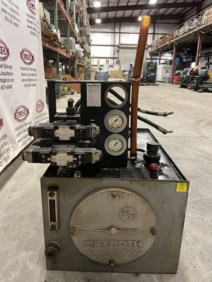 Rexroth 11707BW Hydraulic Power Unit 1.5kW 1420RPM 3PH with 75L Tank