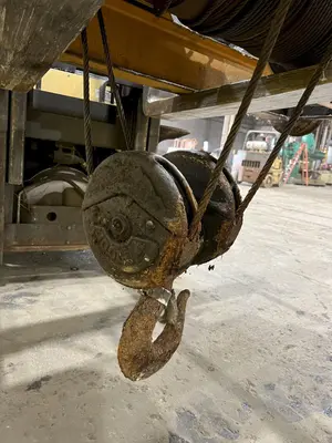 5 TON WRIGHT MODEL WHEL-3 TOP RUNNING CRANE HOIST (CURTIS): STOCK #18819