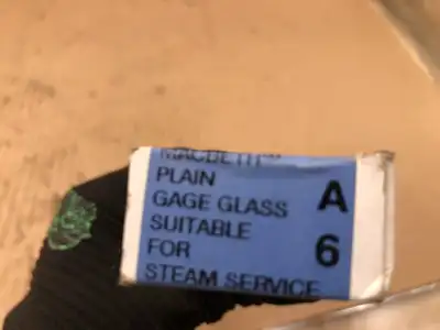 Macbeth 039276 A6 Plain Clear Borosilicate Gage Glass 10″ X 2″ X 3/4″ -NIB