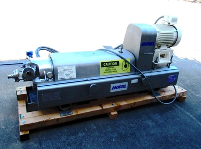 Andritz D2L C30 CNV sanitary tricanter centrifuge, 316SS.