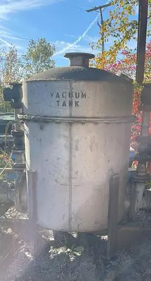 Stainless Steel Bolted Vacuum  Tank With Two 10 HP Blowers