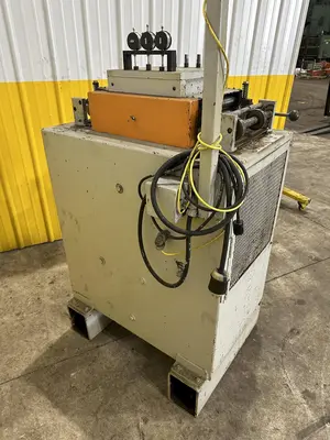 10" x .130" DURANT JACO MODEL #VS-MD-10 POWERED COIL STRAIGHTENER: STOCK #23069