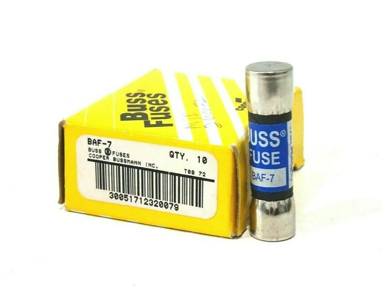 10 NEW BUSSMANN BAF-7 FUSES BAF7