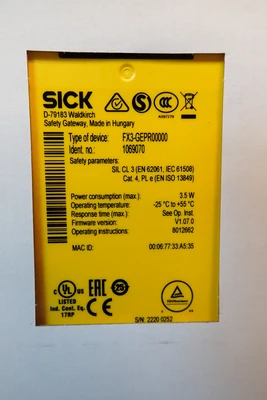 NEW SICK FX3-GEPR00000