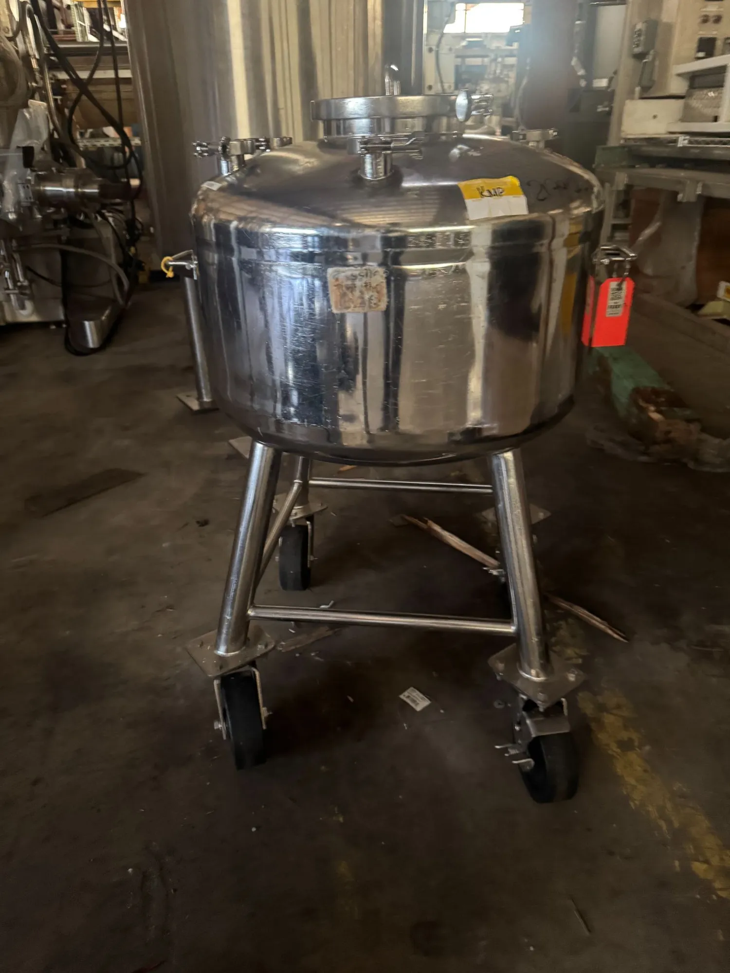 90 Gallon Stainless Steel Tank