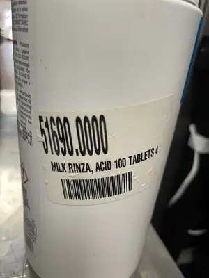 New | in-Stock Bunn New Bunn 51690.0000 Milk Rinza Acid 100ct Bottle Coffee Brewer Cleaning Tablets - SU Food Preparation & Supplies Illinois US | Falcon Restaurant Supply #1374918