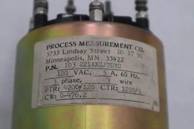 PROCESS MEASUREMENT YOKOGAWA 103-221A-XGJ7/DYC / 103221AXGJ7DYC STK GF756
