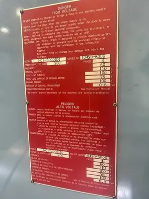 USED 2004 AIDA NC1-2000(D)