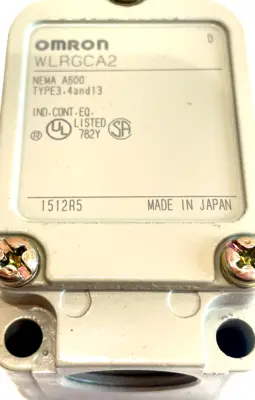NEW OMRON WLRGCA2 LIMIT SWITCH