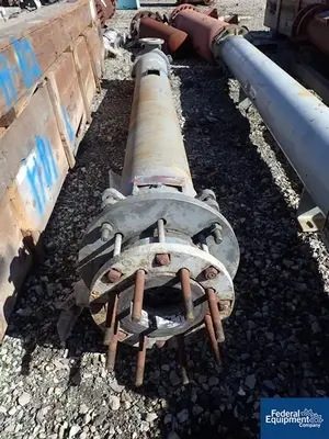 USED Union Carbide 100 Sq Ft Union Carbide Karbate Heat Exchanger, 75/75