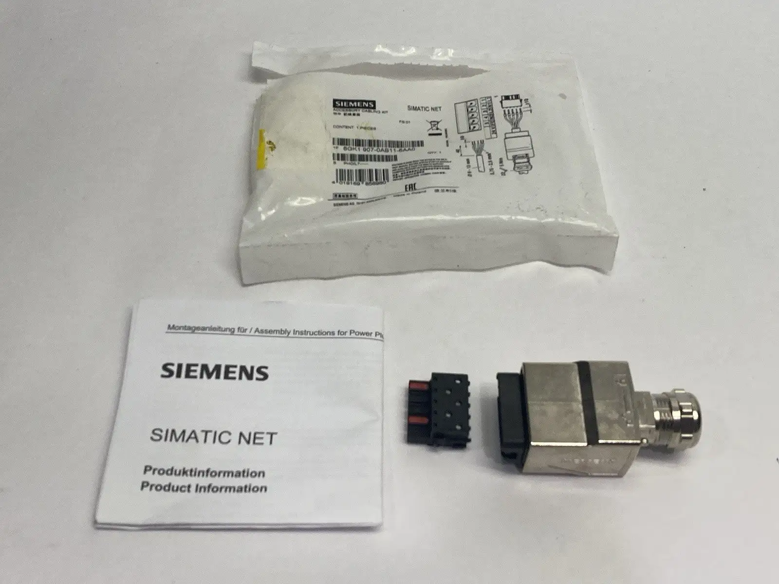 6GK1 907-0AB11-6AA0 | Siemens  Power Plug PRO 5-Pole Connector - New Other