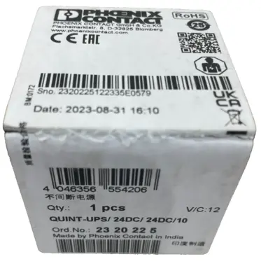 NEW PHOENIX CONTACT 23 20 22 5 POWER SUPPLY QUINT-UPS/ 24DC/ 24DC/10