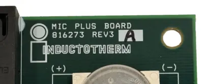NEW INDUCTOTHERM 816273 REV 3A