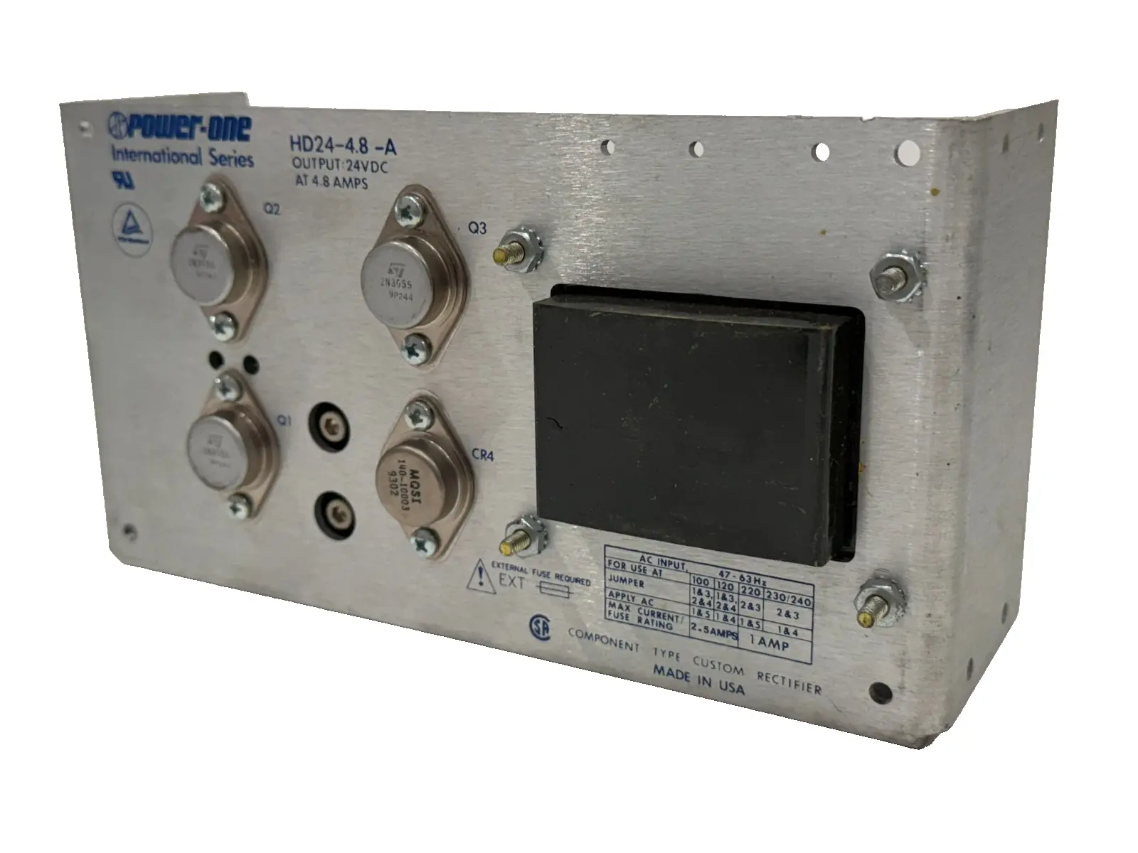NEW POWER-ONE HD24-4.8-A POWER SUPPLY 24VDC HD2448
