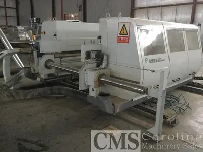 USED 2016 HAWK MACHINERY HKH 337 DOUBLE END TENNONER(FLOORING)