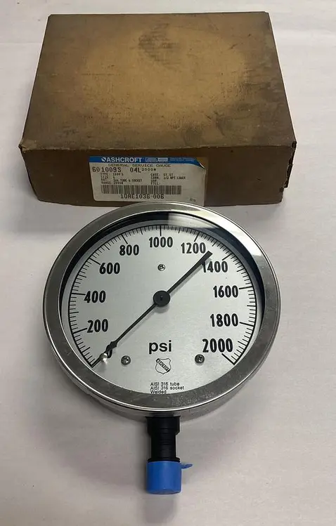New | in-Stock ASHCROFT 601009S 04L Universal Pressure Meters Ohio US | Surplus Asset Holdings #1244843