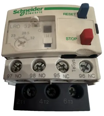 NEW SCHNEIDER ELECTRIC LRD32 THERMAL OVERLOAD RELAY