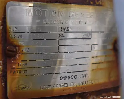 USED SWECO US60S88