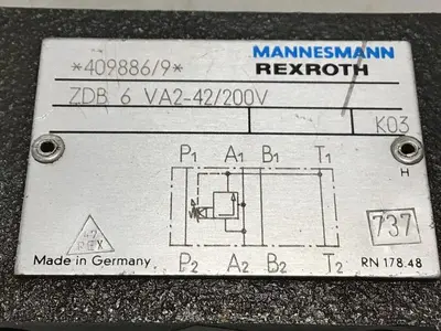 USED MANNESMANN REXROTH ZDB 6 VA2-42/200V