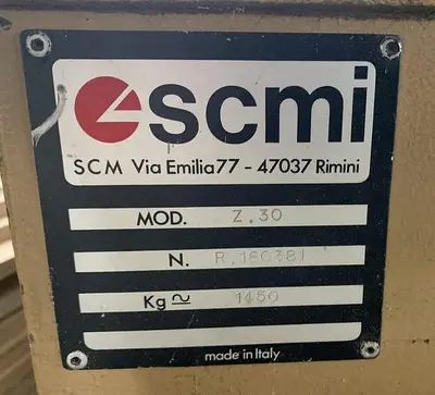 SCMI Z-30 HORIZONTAL PANEL SAW