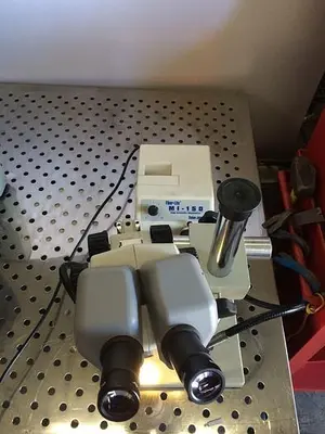 Nikon SMZ645 Microscope w/ Dolan Jenner "MI -150" Fiber Optic Illuminator & MORE