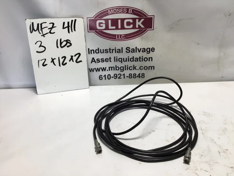 Used 🛠️ BRAND: SUHNER SWITZERLAND 🛠️ MODEL: RG 108 A/U Cable & Wire Pennsylvania US | Moses B Glick #1012073