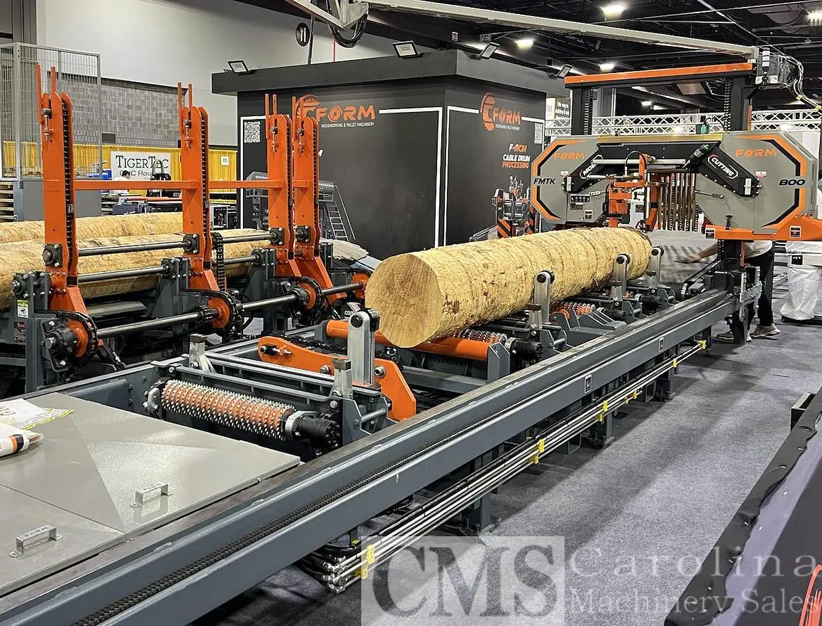 Used C-FORM 4" BAND SAWMILL WITH OPERATOR CAB Sawmill Bandsaws North Carolina US | CAROLINA MACHINERY SALES #1318339