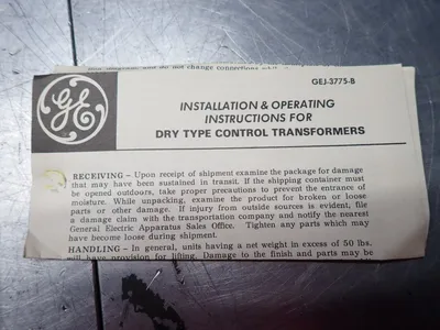 New | in-Stock GENERAL ELECTRIC 9T51B3 Transformers | HGR 24 #742561