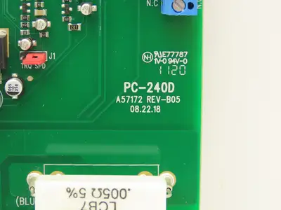 Baldor A57172 REV-B05 PC-240D DC Motor Speed Control PCB Circuit Board