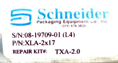 NEW SCHNEIDER XLA-2X17 CYLINDER TXA-2.0 XLA2X17