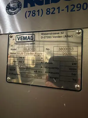 New | in-Stock 2020 VEMAG MLR380 Belt Conveyors Illinois US | M&M Equipment Corp. #1385659