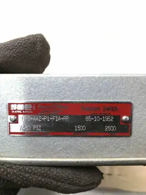 Static O Ring 6P3-AA2-P1-F1A-RR Pressure Switch 7-30PSI 1500/2500PSI over/proof
