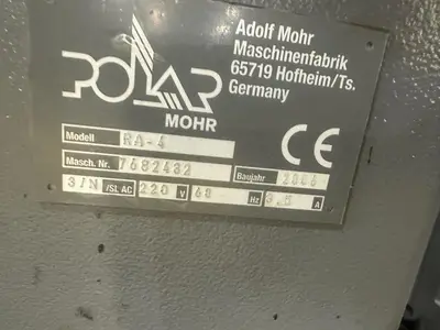 USED 2006 POLAR RA-4 PAPER JOGGER
