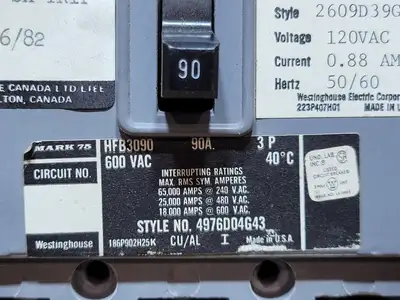 USED WESTINGHOUSE HFB3090