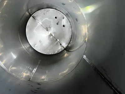 Tank, 2,400 Gallon, 304 Stainless Steel, 5'6" x 14', Single Wall #S745016