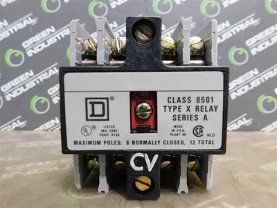 Square D 8501 X0-60 AC Control Relay 120V 60Hz Coil Series A New