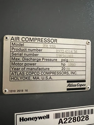 USED ATLAS COPCO ZR 750