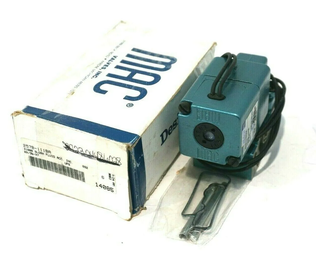 NEW MAC VALVES 257B-111BAAA SOLENOID SOLENOID VALVE 257B111BAAA