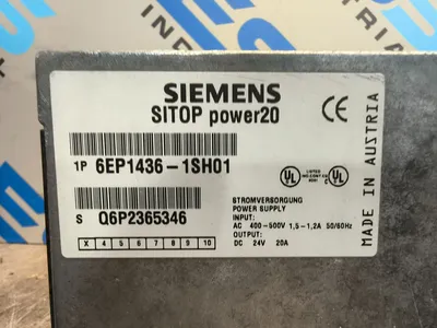 Siemens 6EP1436-1SH01 PLC Power Supplies | ESS Industrial Equipment Sales (4)