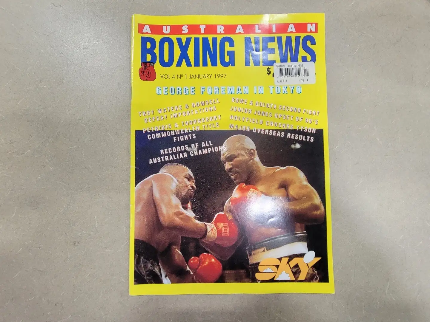 USED BOXING NEWS JANUARY 1997 VOLUME 4 NO. 1