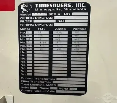 Used 2004 TIMESAVERS 2111-12-0 Wide Belt Sanders Arizona US | KD Machinery #1354819