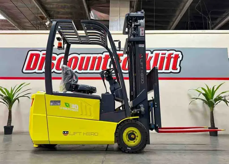 New | in-Stock 2026 LIFT HERO LG16BE- MODEX 3-Wheel Sit down Electric Counterbalance Forklifts Colorado US | Discount Forklift #456514