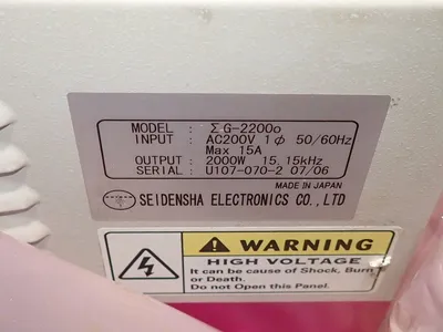 USED SEIDENSHA ELECTRONICS CO LTD EG2200